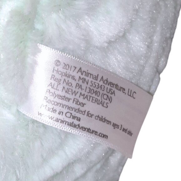 2017 Animal Adventure Green Frog Sweet Sprouts Textured Plush Stuffed Toy 18" - Picture 5 of 5